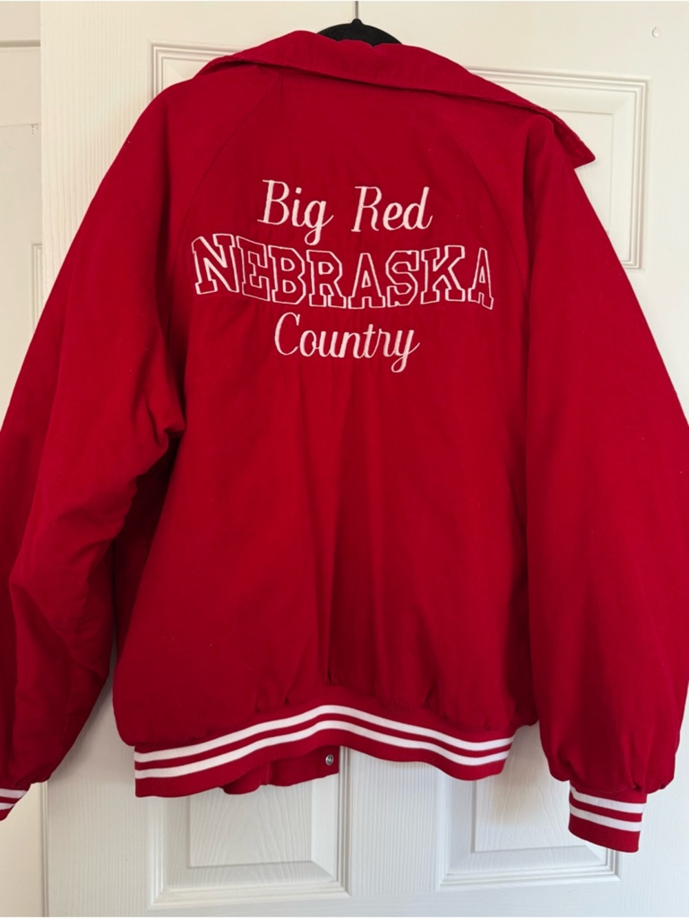 Men's Red 'Big Red Nebraska Country' Casual Jacket
